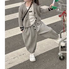 韩版女童秋冬装套装新款儿童装洋气女孩春秋中小童运动服两件套潮