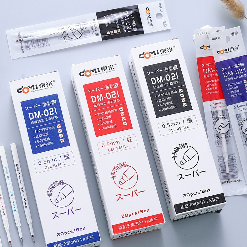 Dongmi 021St Needle Tube Head Press Replacement Core Student Examination Stationery 0.5mm Half Needle Tube 911A Replacement Core