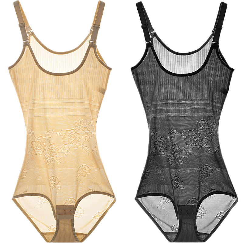 Women's Triangular Placket Body Shaping Bodysuit with Abdominal Compression and Hip Lifting - Plus Size Summer Factory Wholesale