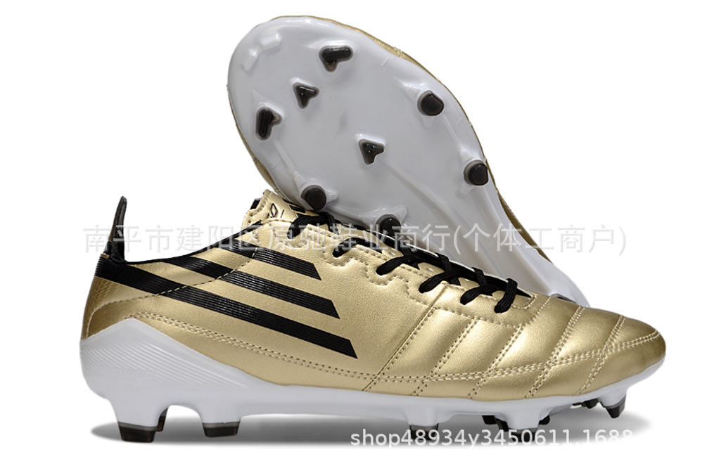 Fábrica de Putian al por mayor F50 zapatos de fútbol FG zapatos con lengua baja zapatos de fútbol hombres