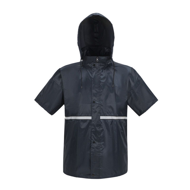 주머니가있는 네이비 싱글 탑