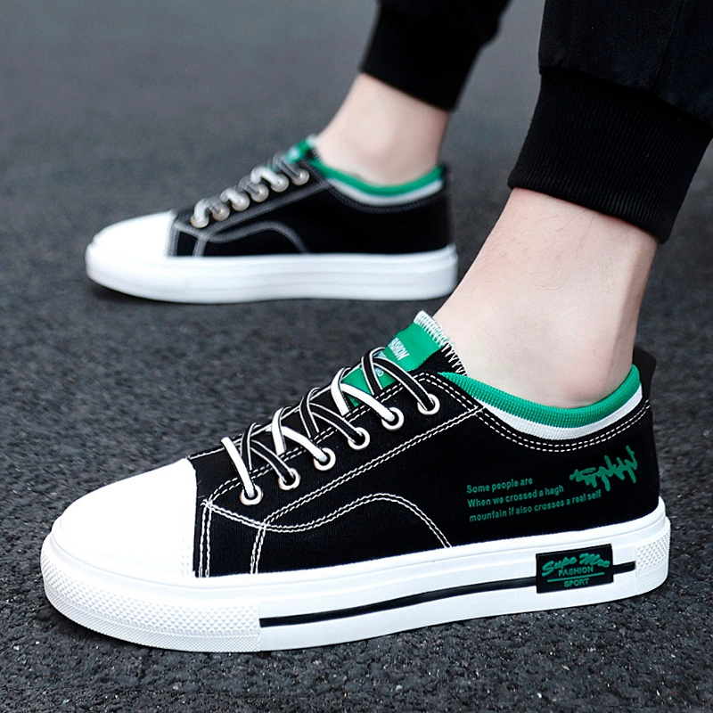 Старая пекинская тканевая обувь для мужчин, пара новых осенних туфель из дышащей ткани 2024, парусиновые кроссовки для учащихся средних и старших классов.