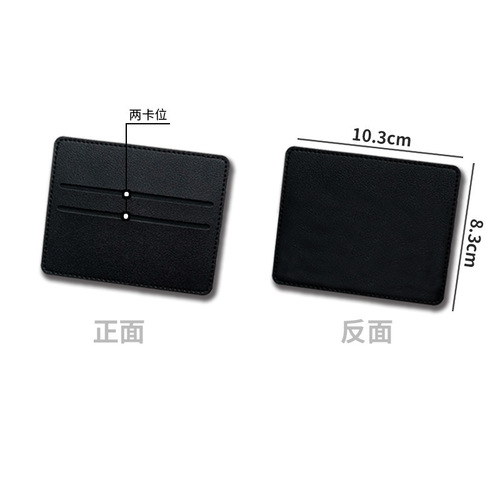 Wholesale thin ID card holder for women, PU leather card case, multi-card slot credit card holder