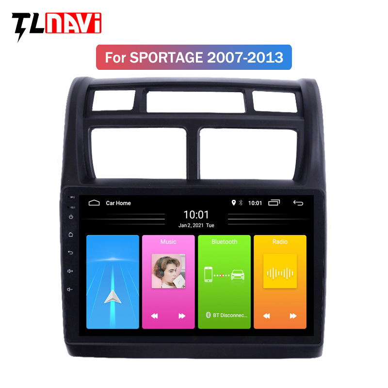 跨境商品 适用于起亚老款狮跑07-13车载收音多媒体GPS安卓导航