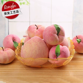 厂家直销仿真水果蔬菜早教摄影道具橱窗展示泡沫假桃子仙桃平桃