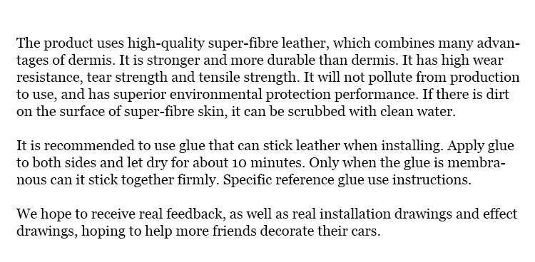 Suitable for 07-13 Acura Mdx Acura Center Console Armrest Box Leather Cover Modification Wear-Resistant Protective Cover Cross-Border Special Use