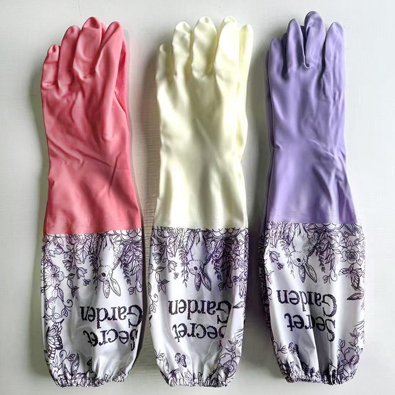 Guantes Largos con Manga Ajustable de Silicona Impermeable Térmico para Cocina image 47