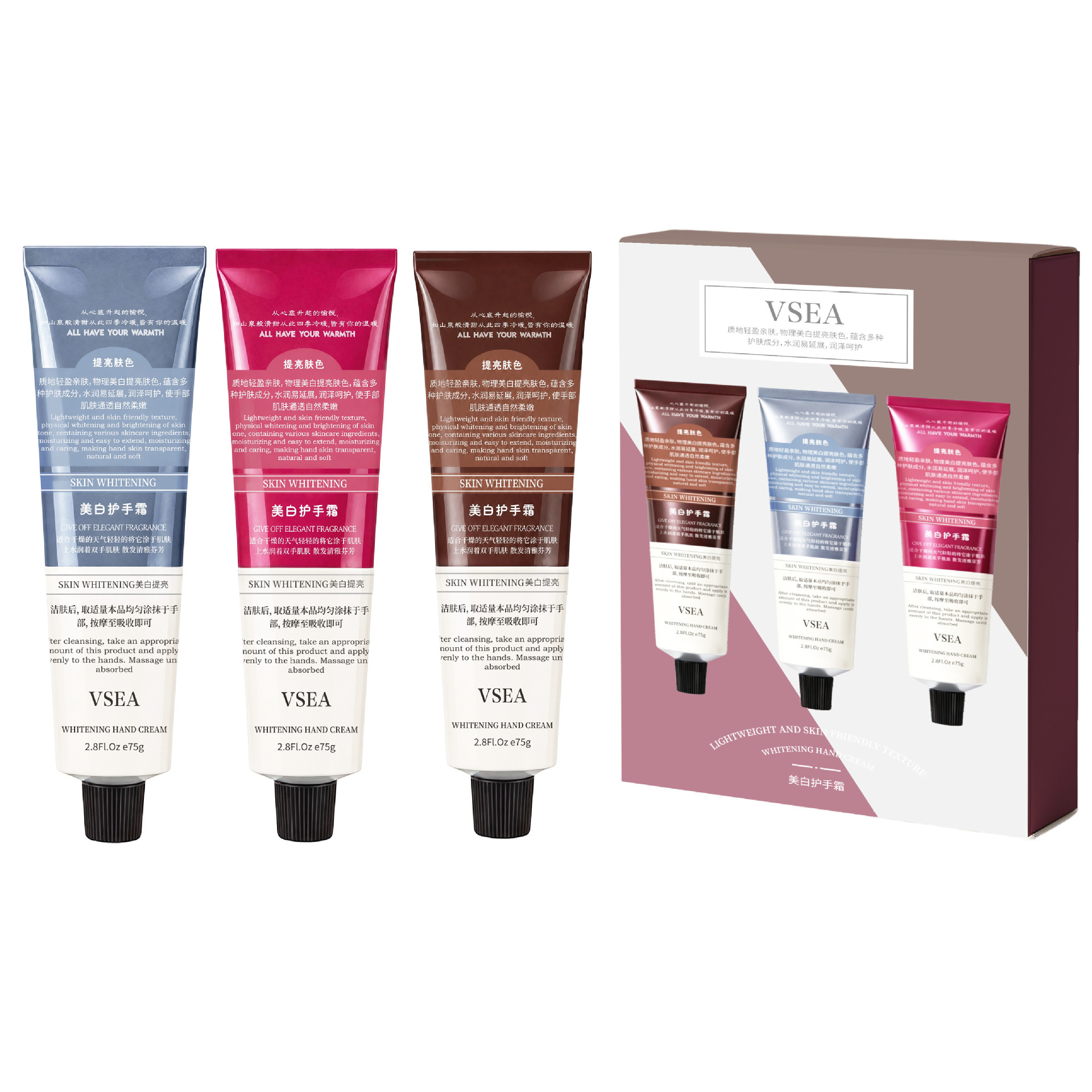 Crema de Manos Blanqueadora Perfumada Hidratante, Blanqueador para Manos