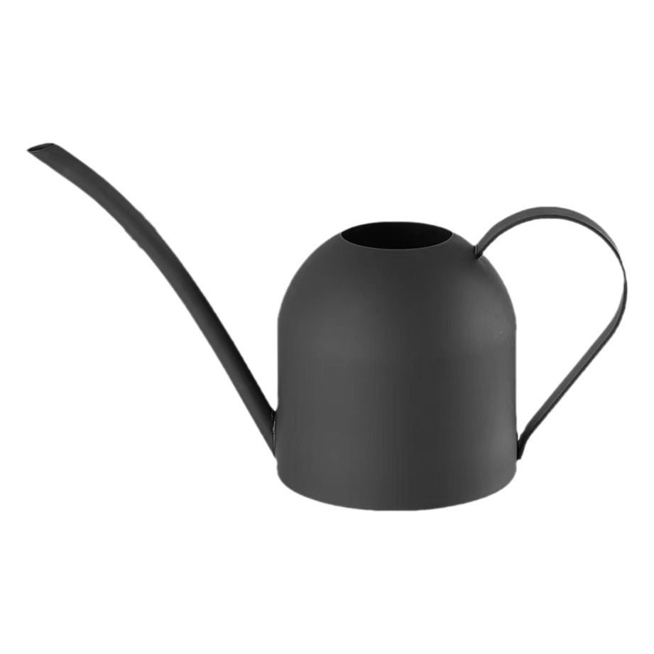 De Acero inoxidable hervidor de agua vintage metal regadera negro boca larga riego puede Mini niños regadera 500ML