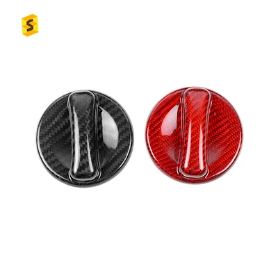 Carbon Fiber Decorative Sticker, Tank cap