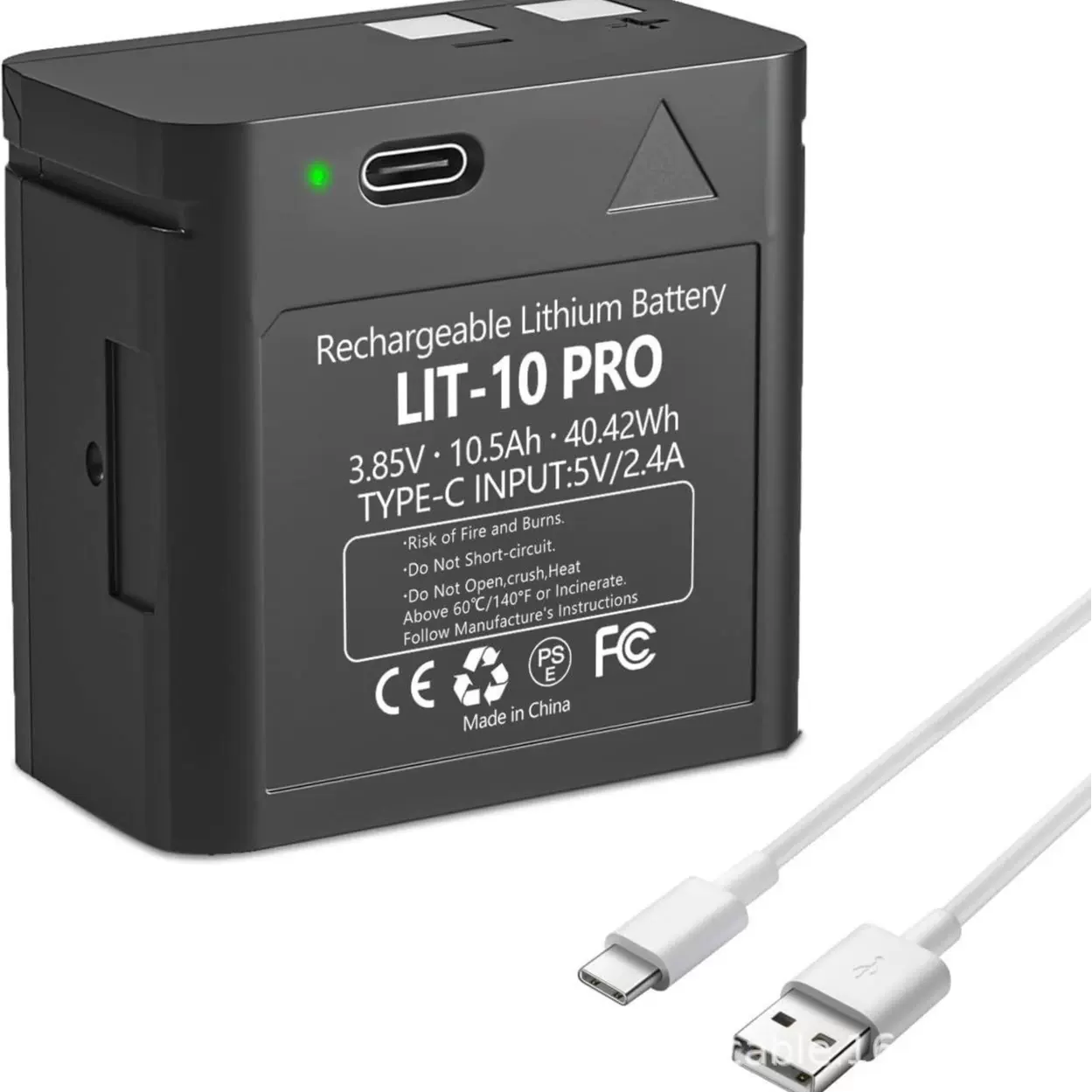 10200mAh LIT-10电池适用探测LM2/LINK-MICRO/CELL电池连10.5AH8V