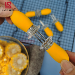 Manufacturer's stainless steel corn needle creative corn barbecue fork BBQ small fork can be combined with small corn inserts