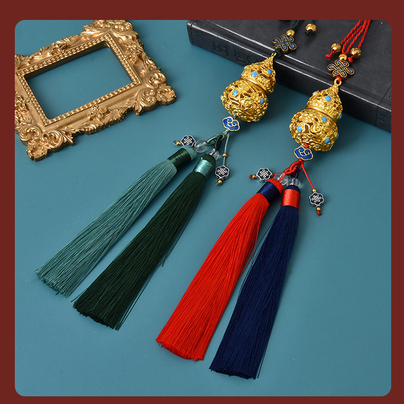 Chinese Style Peace Car Accessories, Car Hanging Gourd, Car Interior Fragrance Pendant, Car Rearview Mirror Hanging Ornament, Car Decoration, Popular Online Decoration Items