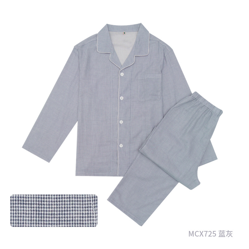 남성용 블루 그레이 스몰 물떼새 격자 725