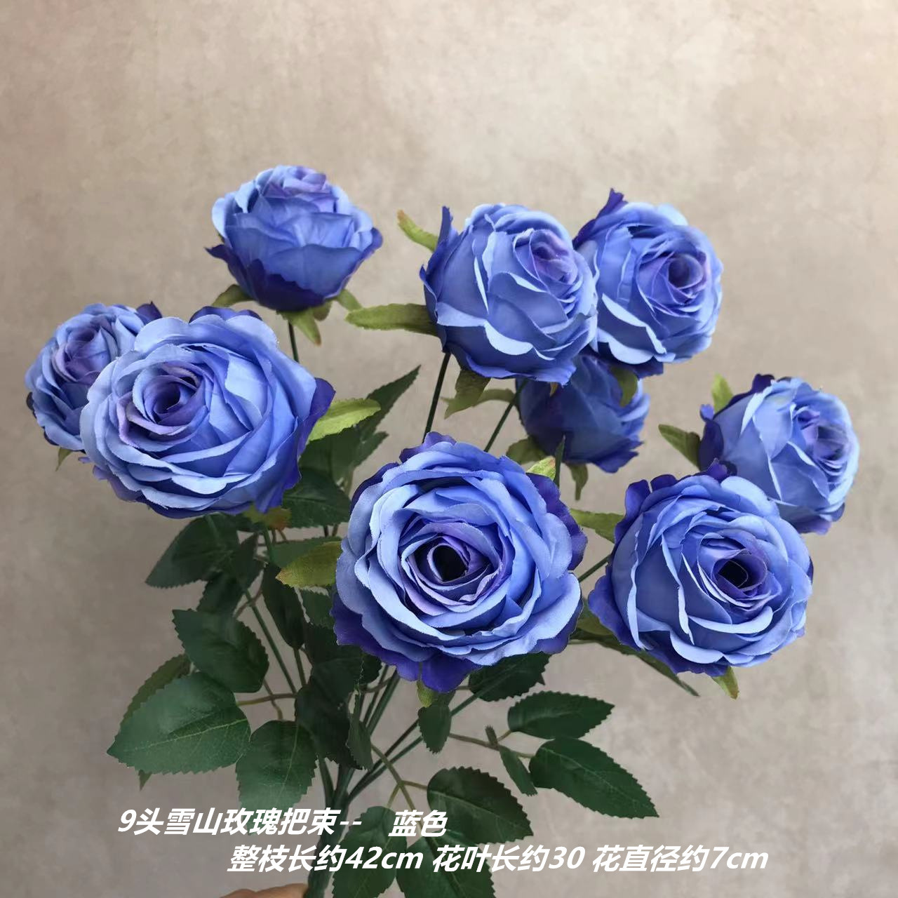 파란색