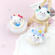 Cute Cartoon Donut Silicone Mold DIY Children's Painted Car Air Outlet Aromatherapy Gypsum Decoration Abrasive Tool