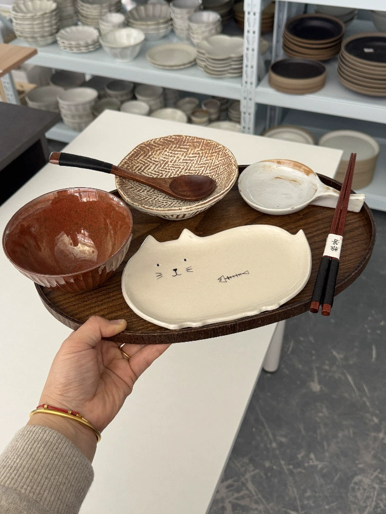 Теплая осень для котят, нишевый набор посуды на одного человека, послеродовое питание, подходит для позирования.