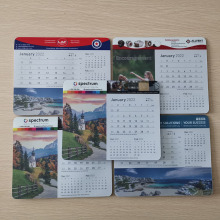 供应2026翻页日历鼠标垫定制批发 /多功能多页广告礼品日历滑鼠垫