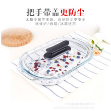 批发菲内克斯3.0L椭圆形钢化玻璃煲汤煲带盖烤盘厨房家居套装