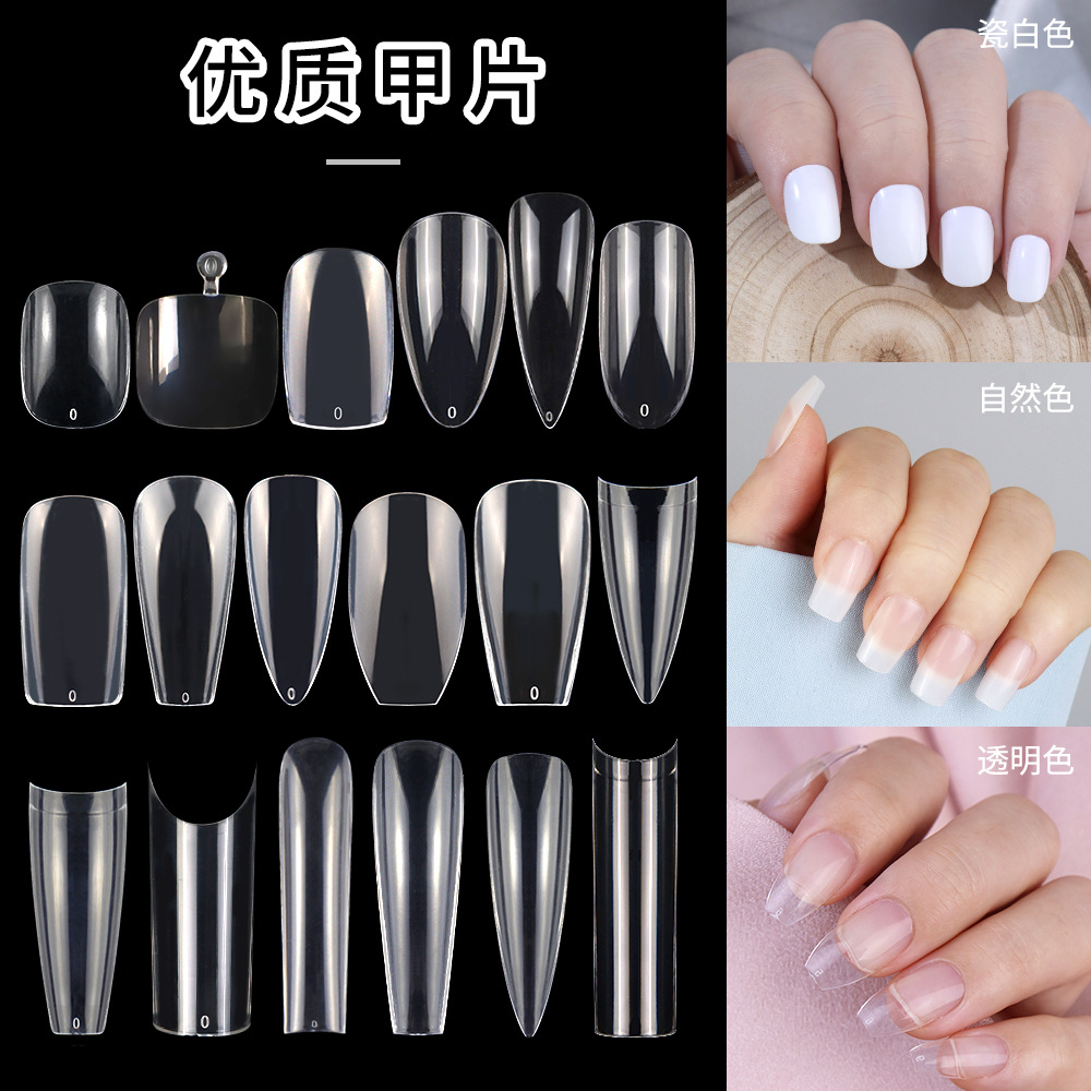 New French style wearable nails cross-bo...