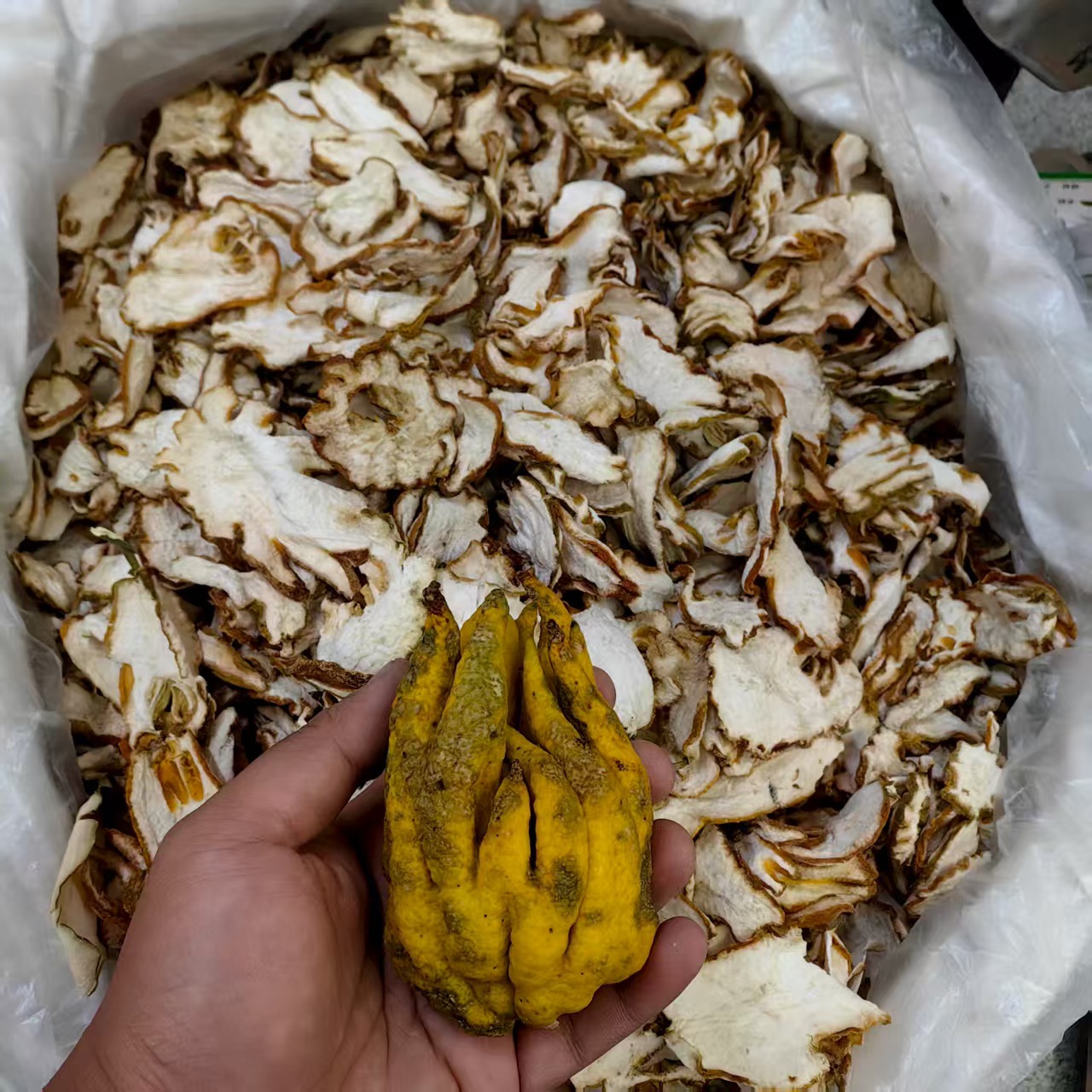 Sichuan Bergamot Foshou Sliced Dried Citrus Fruit Traditional Herbal Tea Ingredient 500g quality and texture