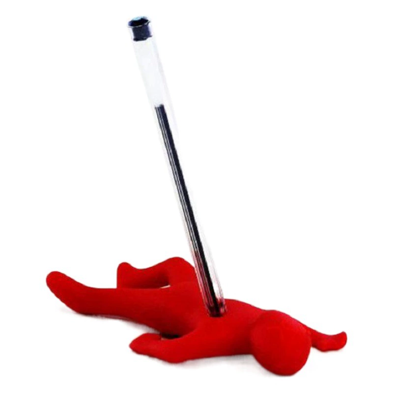 Amazon горячие продажи творческий держатель ручки вентиляционного отверстия держатель ручки настольное украшение красный держатель ручки злодея