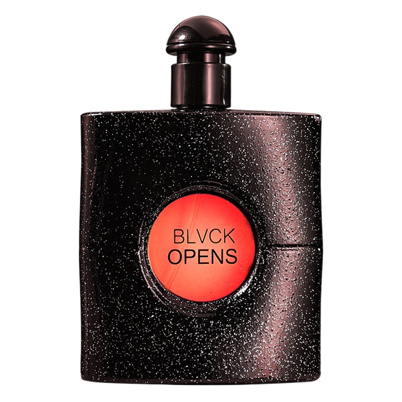 TikTok popular café negro perfume de estudiante fábrica al por mayor encanto avanzado Perfume de mujer opio negro Fragancia ligera de larga duración