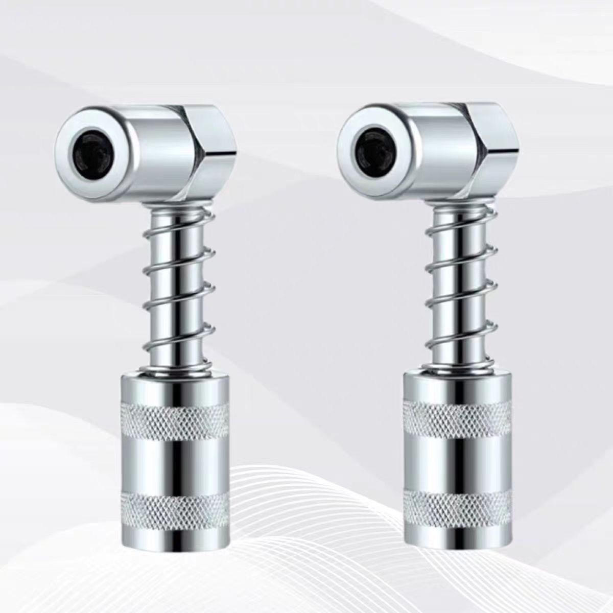 90度狭小打黄油神器黄油枪头润滑工具配件合直角连接适配器连接器