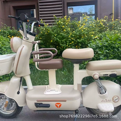 child seat for electric: Electric car child seat - fixed-style-coffee-colored-guardrail-bundling-device