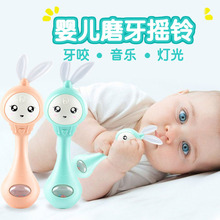 早教玩具婴儿摇铃沙锤节奏棒玩具0-1岁手抓摇铃牙胶505可爱音乐棒