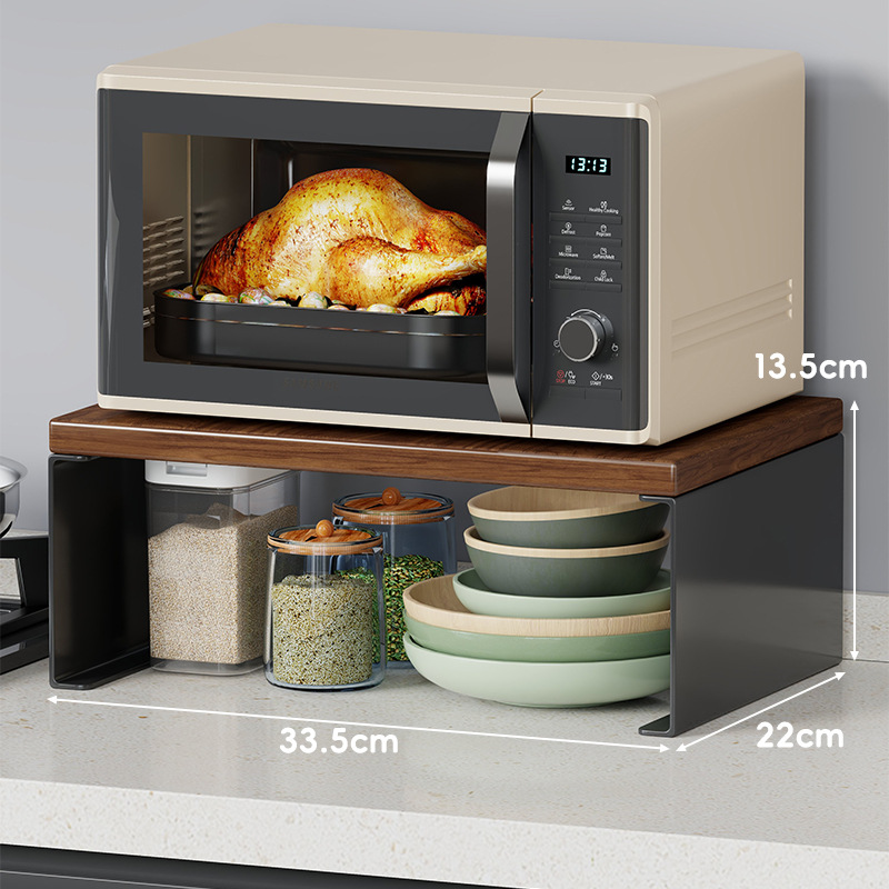 Estante Organizador para Microondas de Doble Capa para Cocina