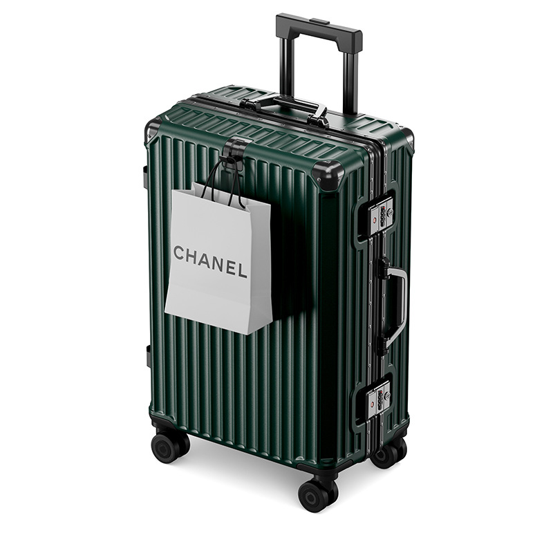 Nueva maleta con contraseña femenina, maleta con ruedas ligera, maleta de viaje de corta distancia para avión, maleta con ruedas de todo fósforo