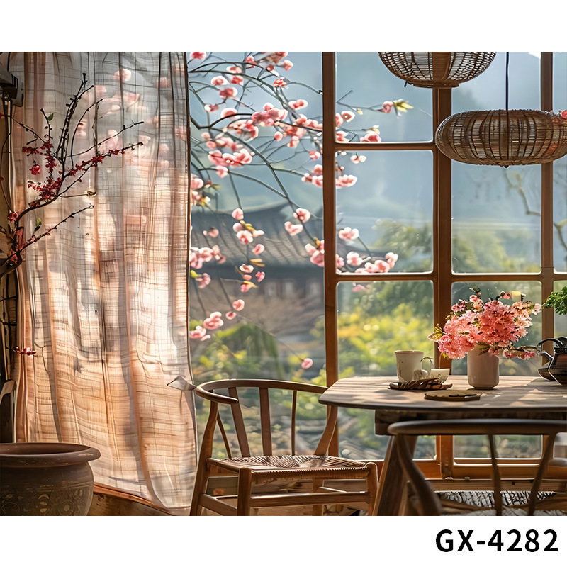 Paño de fondo de transmisión en vivo Nuevo estilo chino sala de transmisión en vivo pared de fondo diseño de escena tridimensional 3d accesorios de fotografía sentido avanzado