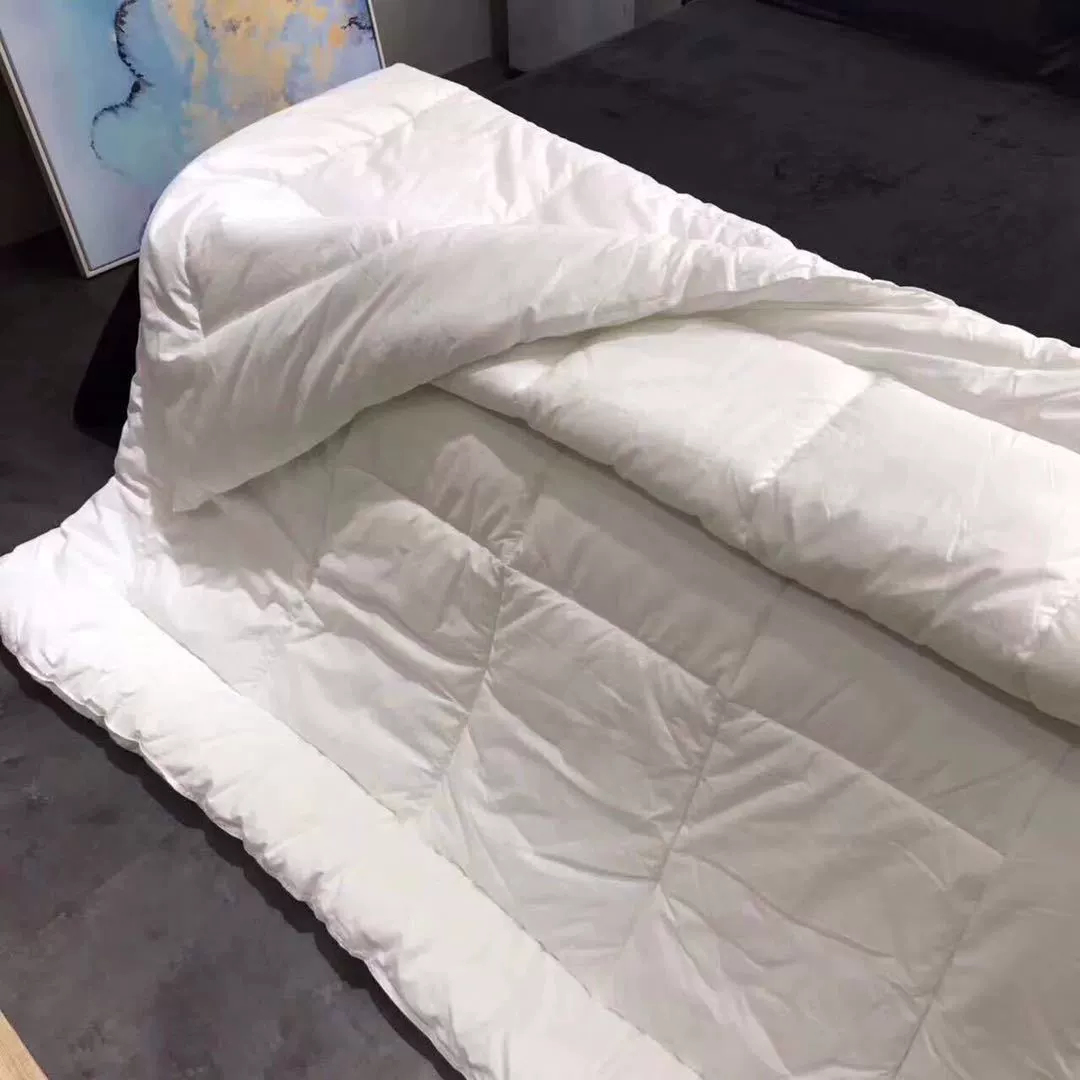 Hotel Quilt Core, Pure Cotton & Feather-Silk Fill, Multiple Weights 200–600 g/㎡, Various Sizes