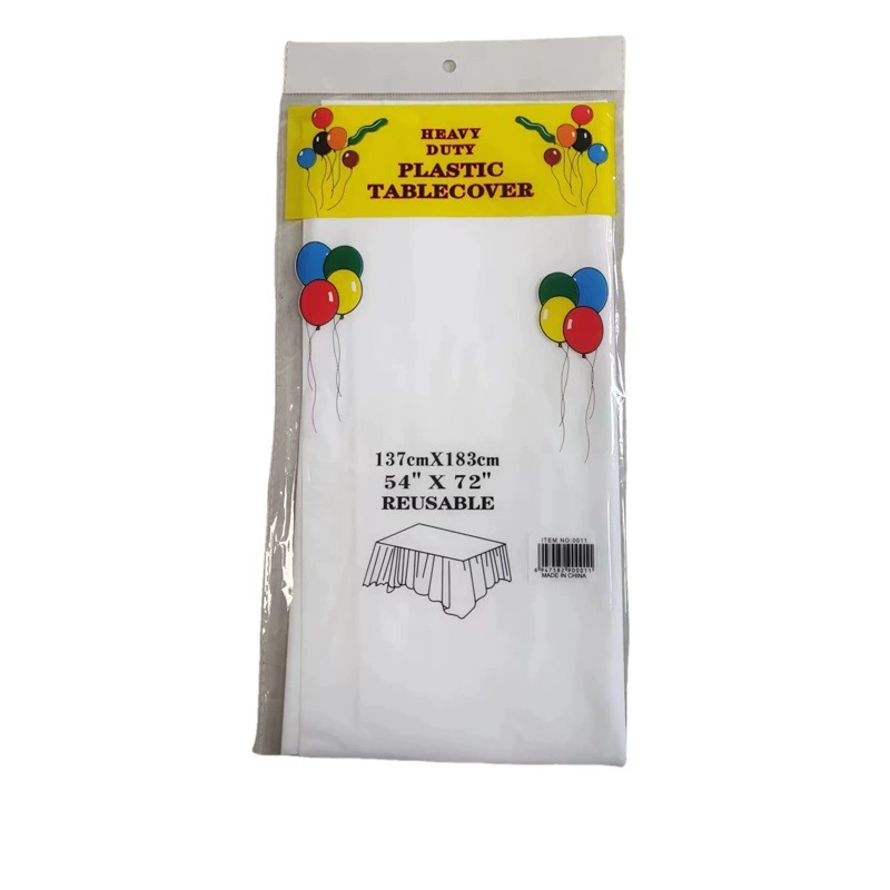 Оптовая продажа одноразовых прямоугольных скатертей PEVA однотонных 36 цветов на выбор, скатерть для вечеринок, 3 шелковые утолщенные скатерти