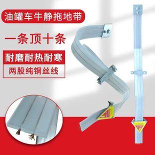 1.5m Oxford Anti-Breakage Conductive Static Grounding Strap for Cold-Resistant and Frost-Resistant Trucks and Oil Tankers