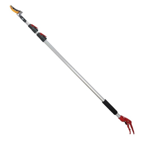 Multi-functional fruit picking pole, extendable fruit shears, tree high branch pruning shears, high-altitude pruning scissors, suitable for picking persimmons, loquats, lychees.