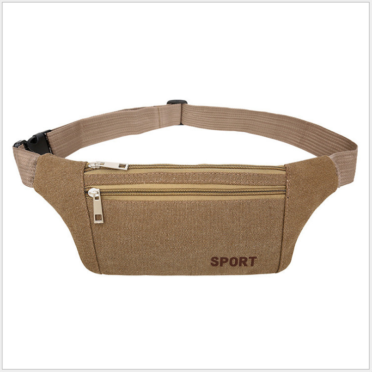 New canvas waist bag men's outdoor leisure large capacity business cash register change mobile phone body bag manufacturers wholesale New canvas waist bag men's outdoor leisure large capacity business cash register change mobile phone body bag manufacturers wholesale