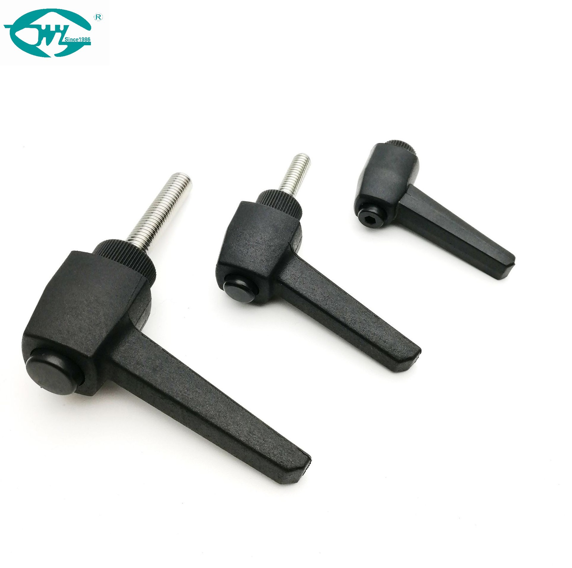 伟业厂家直销 塑料方头可调手柄夹紧手柄 紧固把手可调节紧定手柄