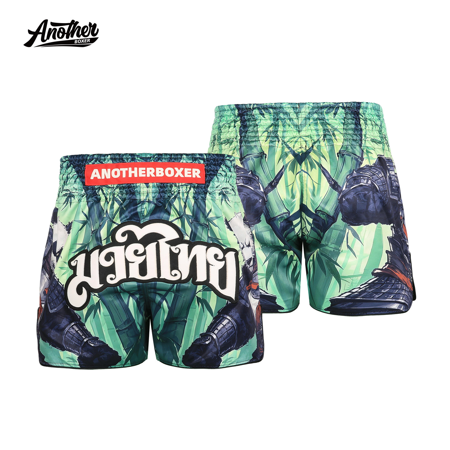 Anotherboxer New Bamboo Forest Bear Adult Men's and Women's Fighting Shorts Muay Thai Free Fighting Ufc