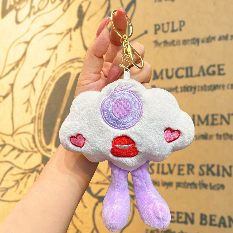ぬいぐるみのかわいいアクセサリーのぬいぐるみのペンダント卸売りのおもちゃの子供のかばんの漫画の子供の鍵は子供の機械をつかみます。