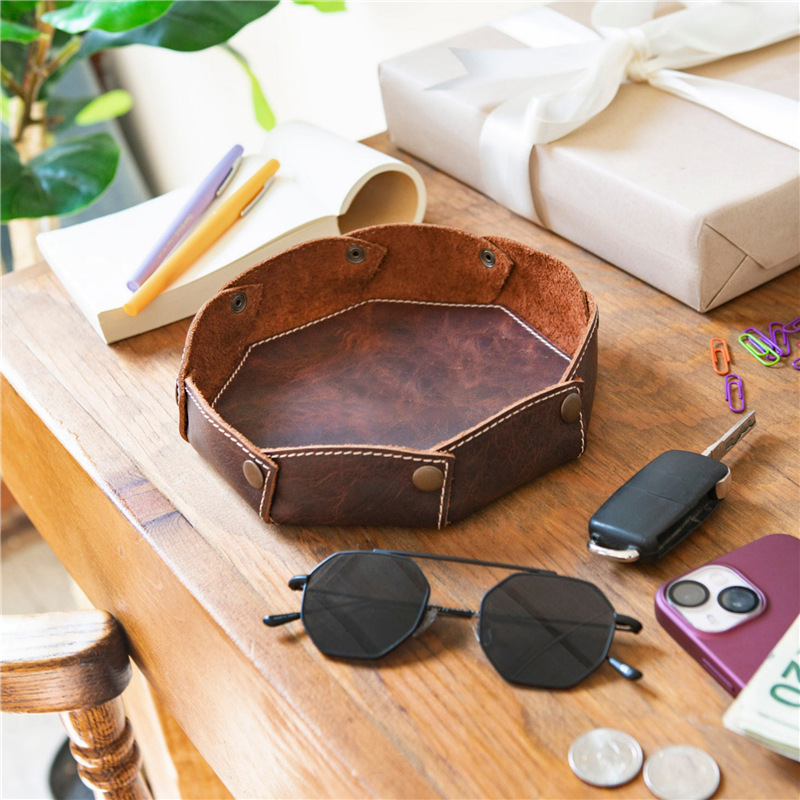 Organizér na stůl pro klíče a šperky z pu kůže_voghion.com