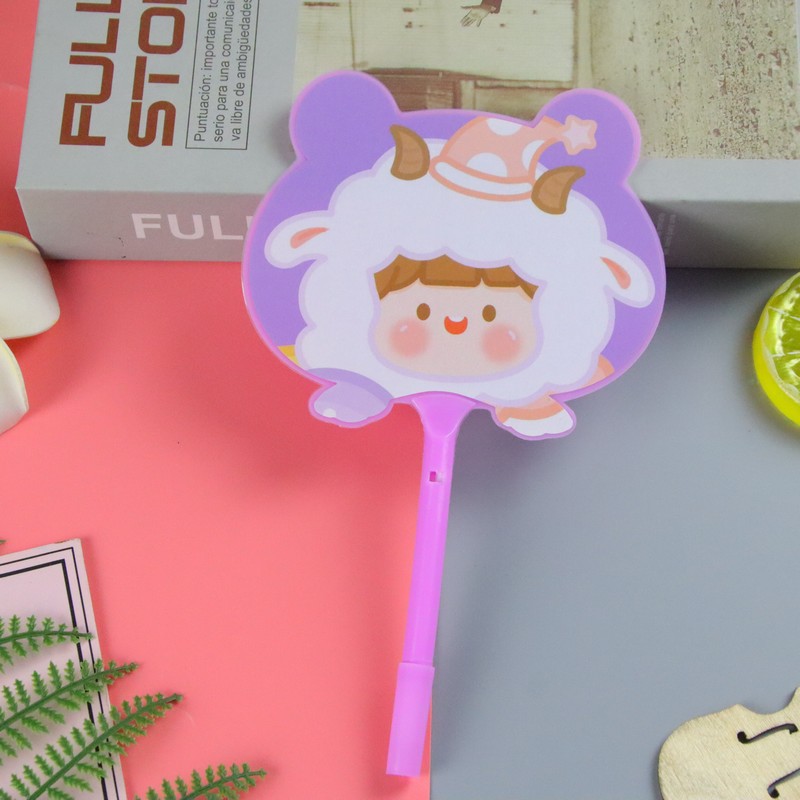 Dibujos animados bebé ventilador pluma pequeña papelería fresca estudiante bolígrafo kindergarten niños Premio regalo al por mayor