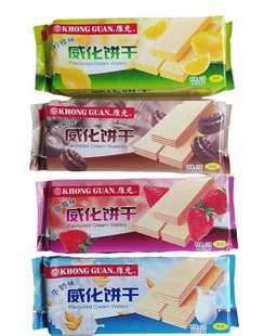 康元威化饼干115g草莓/牛奶/柠檬/巧克力味休闲零食批发-阿里巴巴