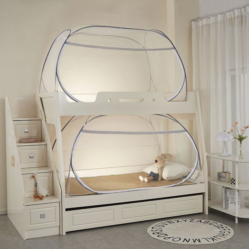 Dormitory Single Bed Bunk Bed Home Installation-Free Bottom Yurt Mosquito Net New Simple All-In-One Student Folding