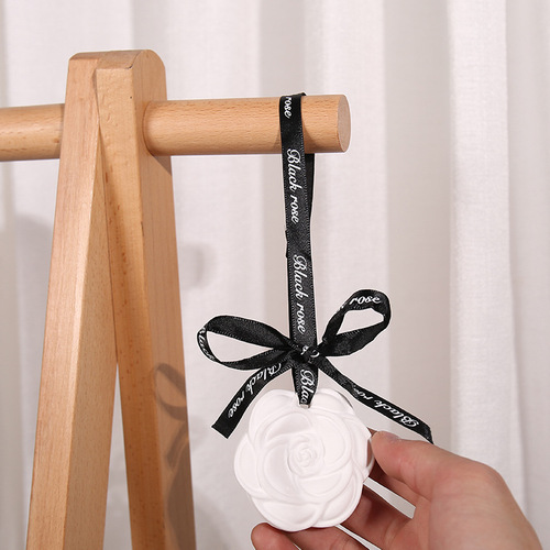 Camellia wardrobe air freshener closet plaster air freshener home hanging fragrance room incense girl car air freshener 