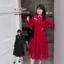 大码蕾丝女孩复古长裙