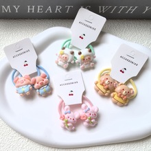 儿童发圈女宝宝可爱卡通小动物不缠发皮筋小女生头绳小羊发饰头饰