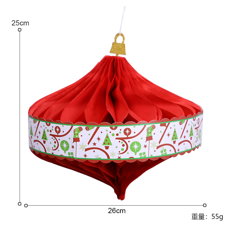 Gran bola de nido de abeja roja