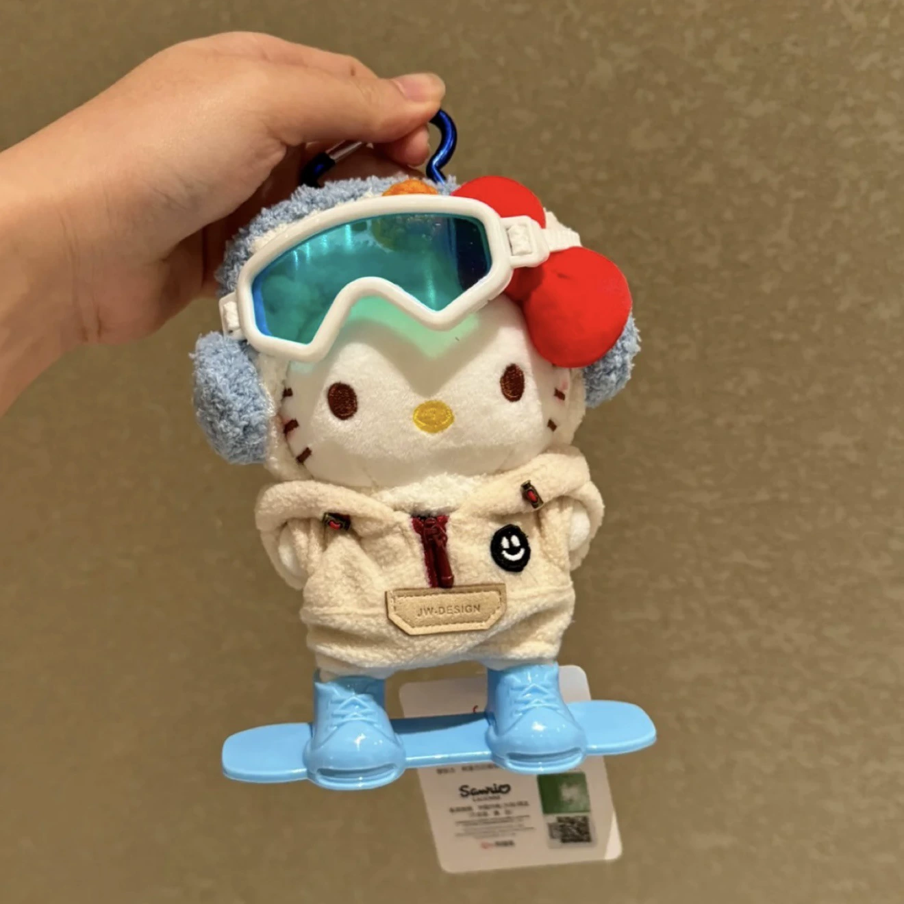 Hello Kitty, sanrio, оригинальная плюшевая подвеска, кукла, брелок, украшение сумки